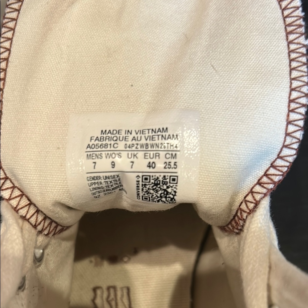 Retro Converse Chuck 70 High ‘Clubhouse High-Top Sneakers with Logo cream - Picture 11 of 15